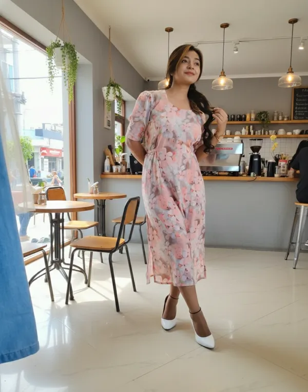 Pink_And_Sky_Blue_Premium_Crap_Premium_Dress_For_Women
