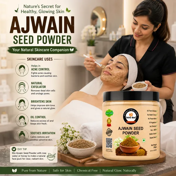 Nirogi_Jeevan_AJWAIN_SEED_Powder_|_All_Pure,_Natural_&_Organic_Grade_|_Daily_Healthy_Drink_|_Cooking-Health-Skin_&_Hair_Care_|_250gram_|_Pack_of_01
