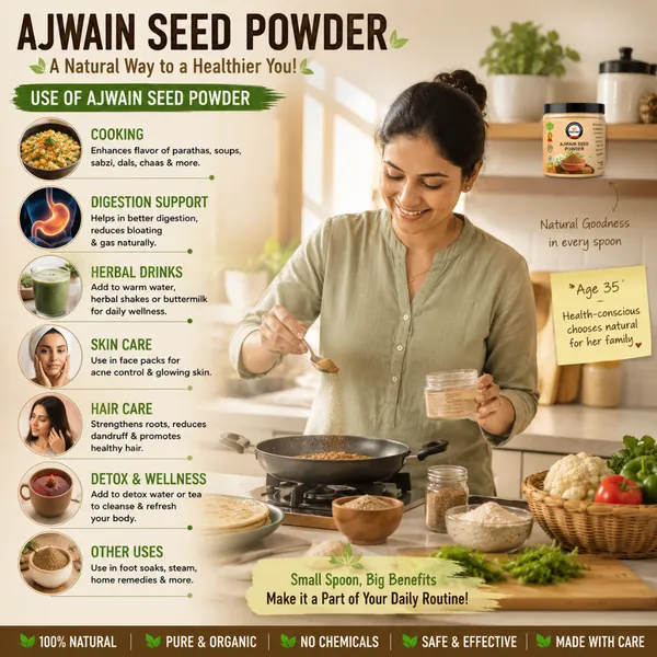 Nirogi_Jeevan_AJWAIN_SEED_Powder_|_All_Pure,_Natural_&_Organic_Grade_|_Daily_Healthy_Drink_|_Cooking-Health-Skin_&_Hair_Care_|_250gram_|_Pack_of_01