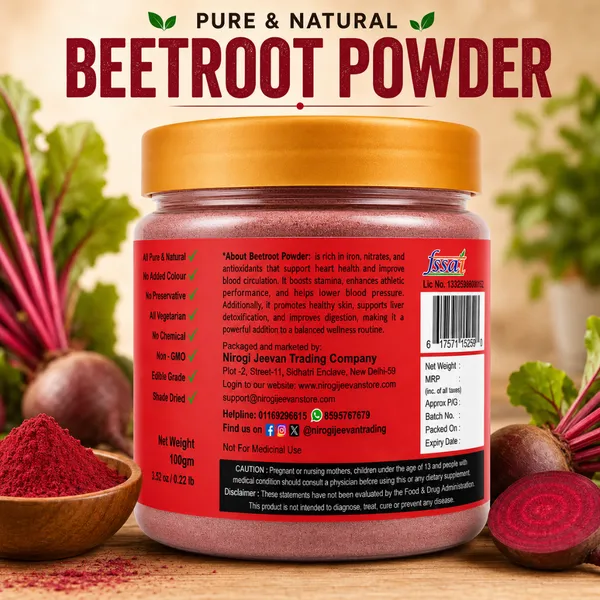 Nirogi_Jeevan™_Beetroot_Powder_|_All_Pure,_Natural_&_Organic_Grade_|_Edible,_Cooking,_Skin_Care,_Hair_Care_|_100g_|_Pack_of_2_|_Total_200_Grams