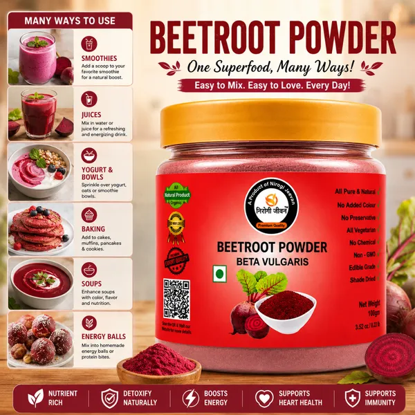 Nirogi_Jeevan™_Beetroot_Powder_|_All_Pure,_Natural_&_Organic_Grade_|_Edible,_Cooking,_Skin_Care,_Hair_Care_|_100g_|_Pack_of_2_|_Total_200_Grams