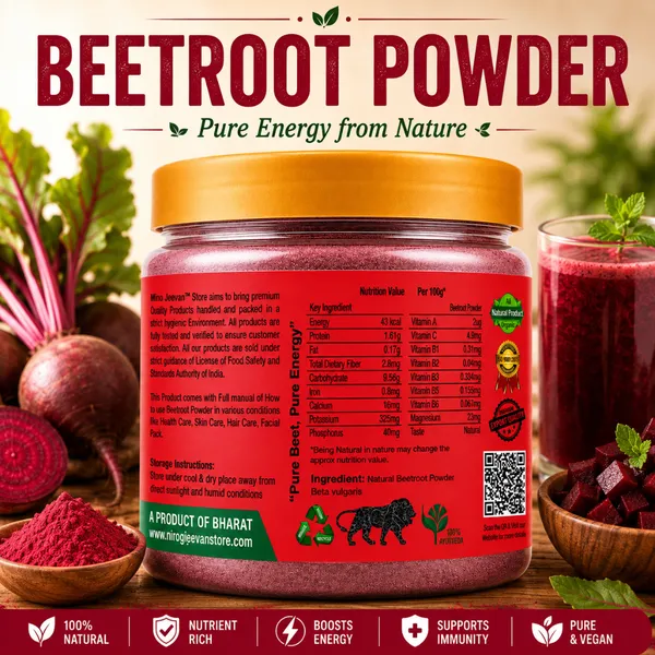 Nirogi_Jeevan™_Beetroot_Powder_|_All_Pure,_Natural_&_Organic_Grade_|_Edible,_Cooking,_Skin_Care,_Hair_Care_|_100g_|_Pack_of_2_|_Total_200_Grams