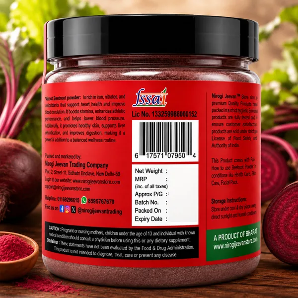 Nirogi_Jeevan™_Beetroot_Powder_|_All_Pure,_Natural_&_Organic_Grade_|_Edible,_Cooking,_Skin_Care,_Hair_Care_|_300g_|_Pack_of_1