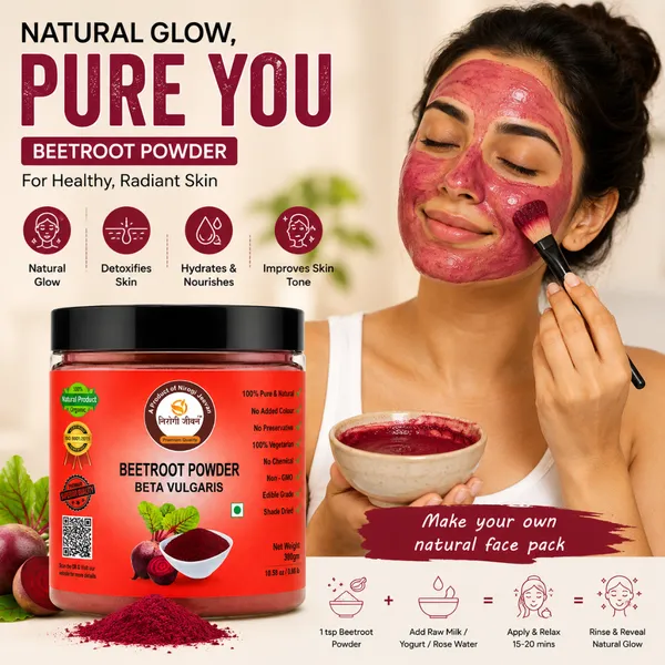 Nirogi_Jeevan™_Beetroot_Powder_|_All_Pure,_Natural_&_Organic_Grade_|_Edible,_Cooking,_Skin_Care,_Hair_Care_|_300g_|_Pack_of_1