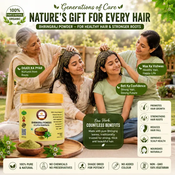 Nirogi_Jeevan™_Bhringraj_Powder_|All_Pure,_Natural_&_Organic_Grade_|Edible_Grade_||For_Natural_Hair_Growth_|_Eclipta_Prostrata_|_100gX2_|_Pack_of_02_|Total_200_gram