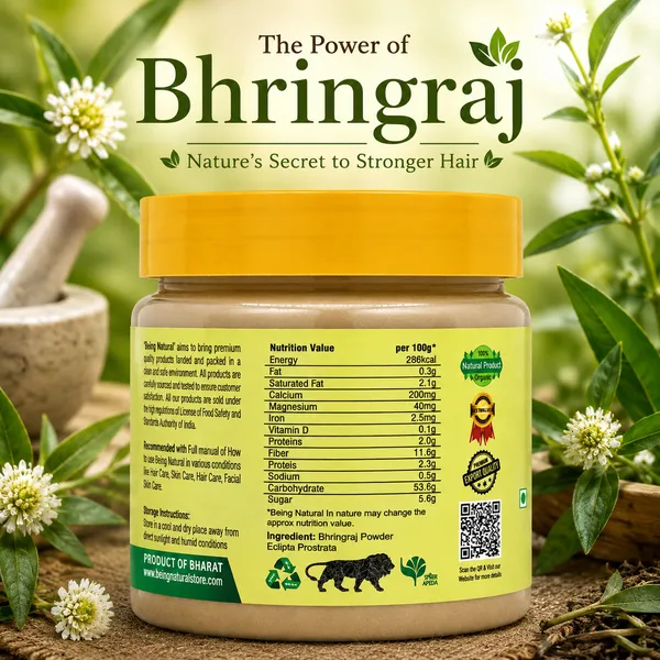 Nirogi_Jeevan™_Bhringraj_Powder_|All_Pure,_Natural_&_Organic_Grade_|Edible_Grade_||For_Natural_Hair_Growth_|_Eclipta_Prostrata_|_100gX2_|_Pack_of_02_|Total_200_gram