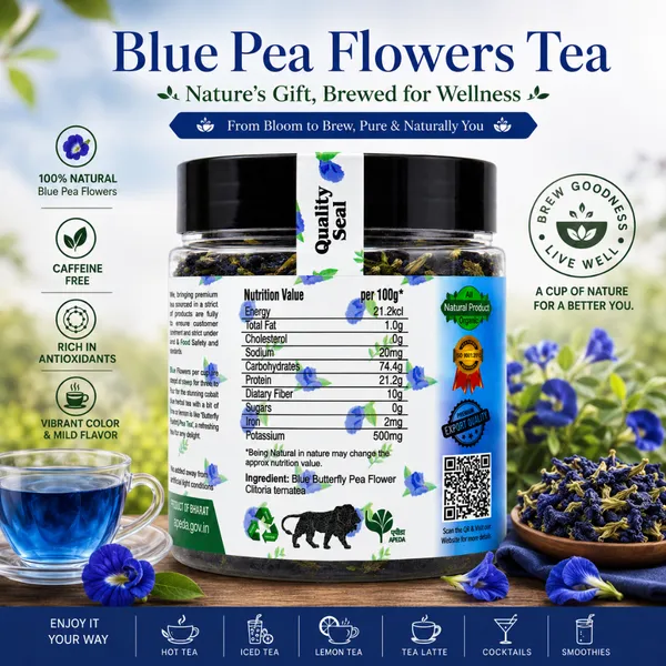 Nirogi_Jeevan™_Blue_Butterfly_Pea_Flower_Tea_|_Organic_Grade_Antioxidant_Rich_Herbal_Tea_|_Supports_Metabolism,_Detox,_Immunity_&_Skin_Vitality_|_Daily_Wellness_Drink_|_60_Gram_|_120_Servings