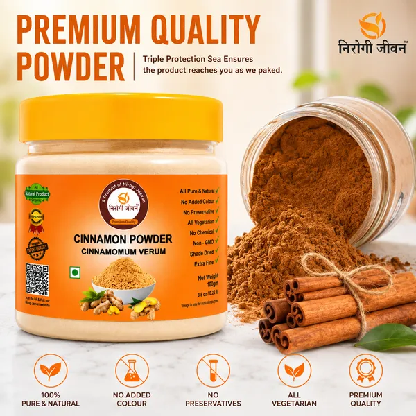 Nirogi_Jeevan™_Cinnamon_Powder_|_All_Pure,_Natural_&_Organic_Grade_|_Cooking_,_Healthy_Drink_|_Daalchini_Powder_|_Shrilankan_Origin_|_100gram_|_Pack_of_01