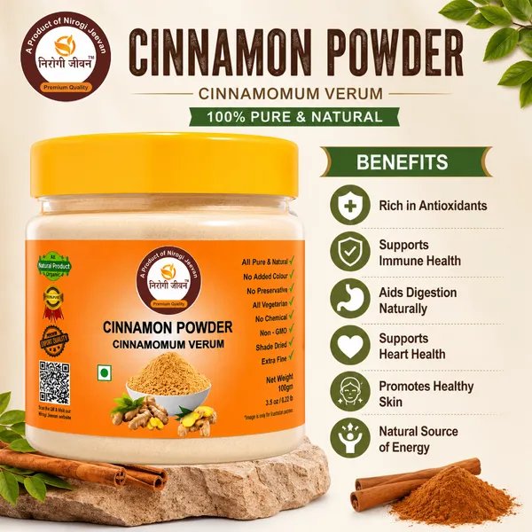 Nirogi_Jeevan™_Cinnamon_Powder_|_All_Pure,_Natural_&_Organic_Grade_|_Cooking_,_Healthy_Drink_|_Daalchini_Powder_|_Shrilankan_Origin_|_100gram_|_Pack_of_01