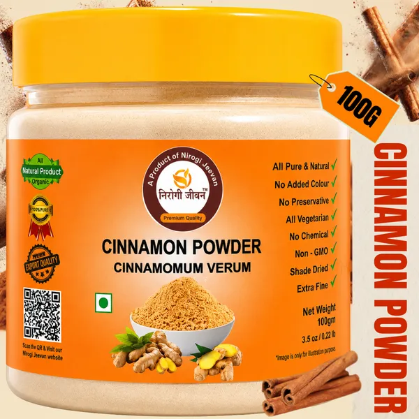 Nirogi_Jeevan™_Cinnamon_Powder_|_All_Pure,_Natural_&_Organic_Grade_|_Cooking_,_Healthy_Drink_|_Daalchini_Powder_|_Shrilankan_Origin_|_100gram_|_Pack_of_01