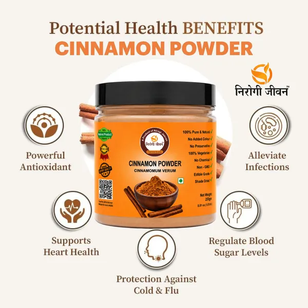 Nirogi_Jeevan™_Cinnamon_Powder_|_All_Pure,_Natural_&_Organic_Grade_|_Cooking_,_Healthy_Drink_|_Daalchini_Powder_|_Shrilankan_Origin_|_250gram_|_Pack_of_01