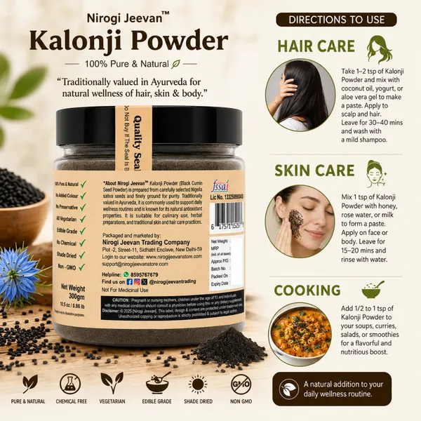 Nirogi_Jeevan™_Kalonji_Seed_Powder_|_All_Pure,_Natural_&_Organic_Grade_|_Cooking,_Hair_&_Skin_Care_|_Weight_Loss_|_Improves_digestions_|_300g_|_Pack_of_01