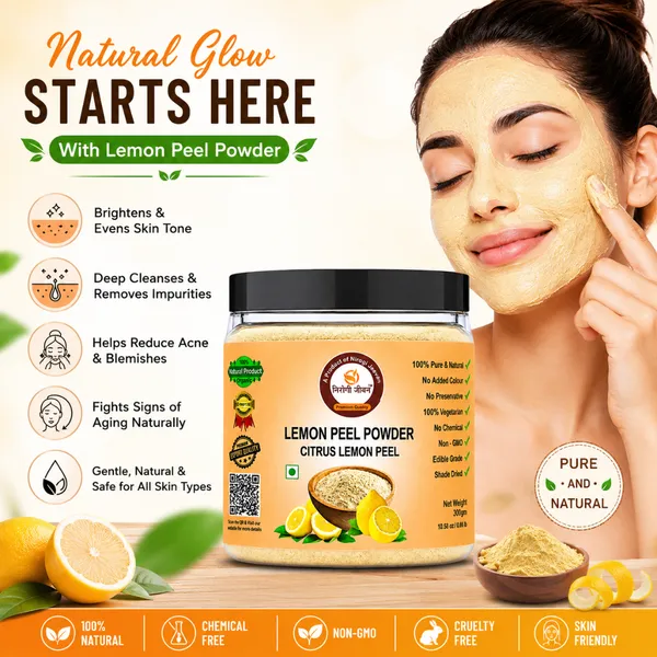 Nirogi_Jeevan™_Lemon_Peel_Powder_|_All_Pure,_Natural_&_Organic_Grade_|_Edible,_Health_Care,_Skin_Care,_Daily_Healthy_Drink_|_250_gram_|_Pack_of_1