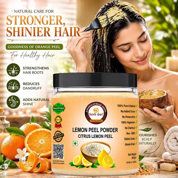 Nirogi_Jeevan™_Lemon_Peel_Powder_|_All_Pure,_Natural_&_Organic_Grade_|_Edible,_Health_Care,_Skin_Care,_Daily_Healthy_Drink_|_250_gram_|_Pack_of_1