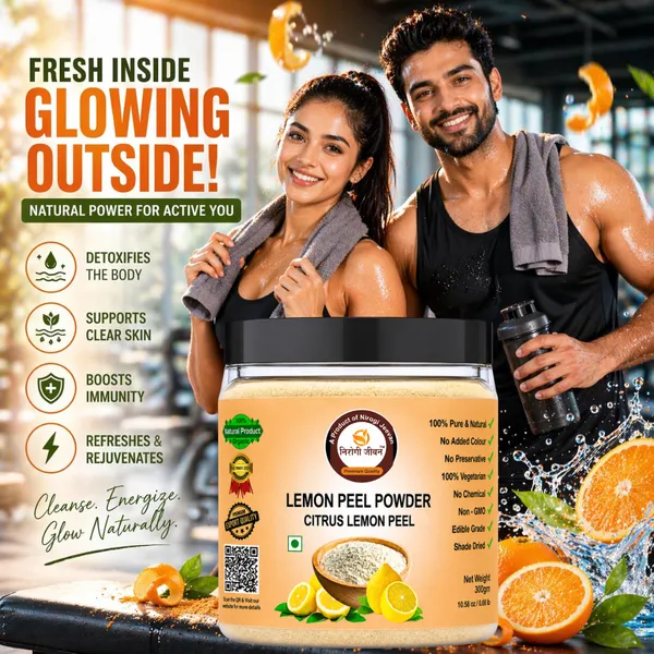 Nirogi_Jeevan™_Lemon_Peel_Powder_|_All_Pure,_Natural_&_Organic_Grade_|_Edible,_Health_Care,_Skin_Care,_Daily_Healthy_Drink_|_250_gram_|_Pack_of_1