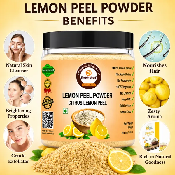 Nirogi_Jeevan™_Lemon_Peel_Powder_|_All_Pure,_Natural_&_Organic_Grade_|_Edible,_Health_Care,_Skin_Care,_Daily_Healthy_Drink_|_250_gram_|_Pack_of_1