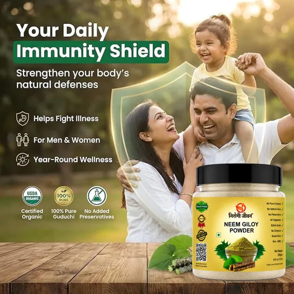 Nirogi_Jeevan™_Neem_Giloy_Powder_|_All_Pure,_Natural_&_Organic_|_Supports_Immunity_|_Improving_Liver_Function_|_Regulates_Blood_Sugar_|_250g_|Pack_of_01