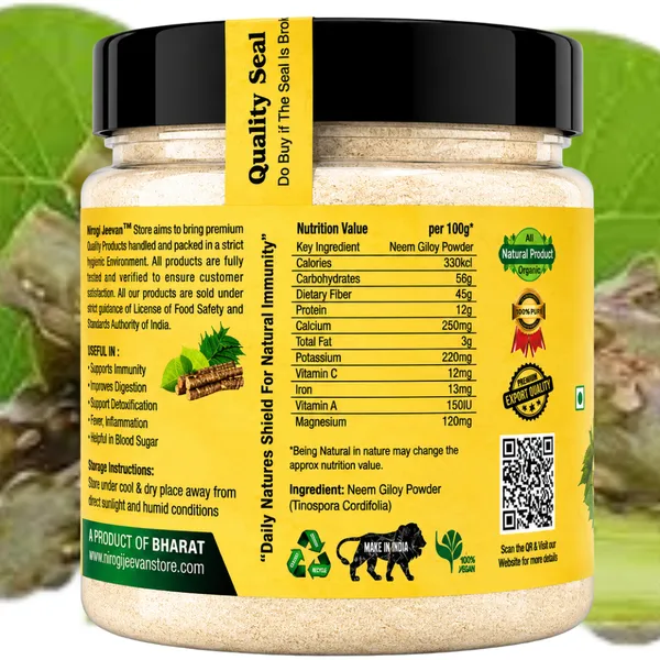 Nirogi_Jeevan™_Neem_Giloy_Powder_|_All_Pure,_Natural_&_Organic_|_Supports_Immunity_|_Improving_Liver_Function_|_Regulates_Blood_Sugar_|_250g_|Pack_of_01