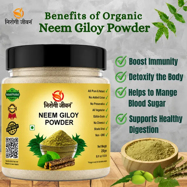 Nirogi_Jeevan™_Neem_Giloy_Powder_|_All_Pure,_Natural_&_Organic_|_Supports_Immunity_|_Improving_Liver_Function_|_Regulates_Blood_Sugar_|_250g_|Pack_of_01