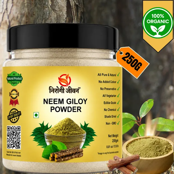 Nirogi_Jeevan™_Neem_Giloy_Powder_|_All_Pure,_Natural_&_Organic_|_Supports_Immunity_|_Improving_Liver_Function_|_Regulates_Blood_Sugar_|_250g_|Pack_of_01
