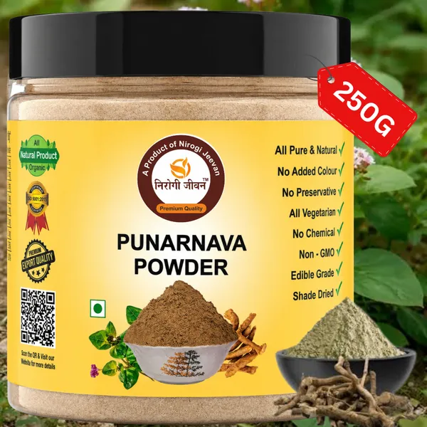Nirogi_Jeevan™_Punarnava_Root_Powder_|_All_Pure,_Natural_&_Organic_Grade_|_Edible,_Daily_Healthy_Drink_|_Healthy_Eye,_Kidney_&_Liver_|_250gram_|_Pack_of_01