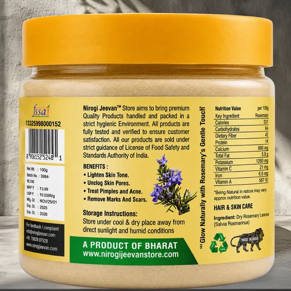 Nirogi_Jeevan™_Rosemary_Leaf_Powder|_All_Pure,_Natural_&_Organic_|_Edible_-_Cooking_|_Natural_Hair_Growth_Support|_100g_|_Pack_of_01