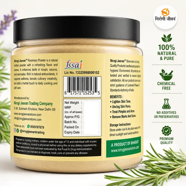 Nirogi_Jeevan™_Rosemary_Leaf_Powder|_All_Pure,_Natural_&_Organic_|_Edible_-_Cooking_|_Natural_Hair_Growth_Support|_250g_|_Pack_of_01