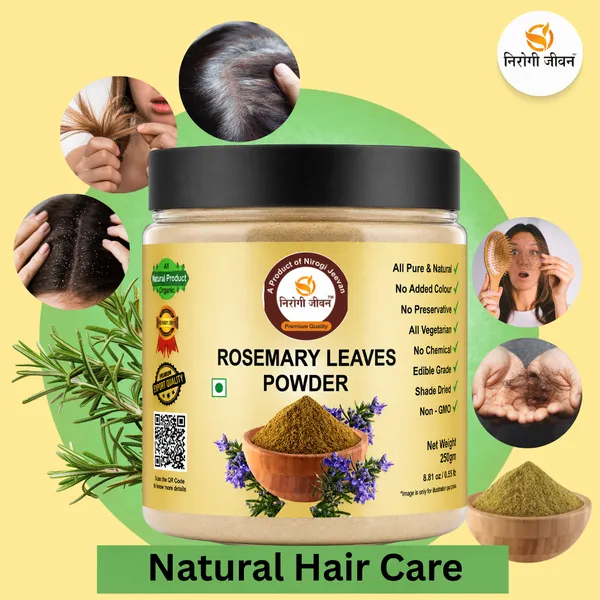 Nirogi_Jeevan™_Rosemary_Leaf_Powder|_All_Pure,_Natural_&_Organic_|_Edible_-_Cooking_|_Natural_Hair_Growth_Support|_250g_|_Pack_of_01