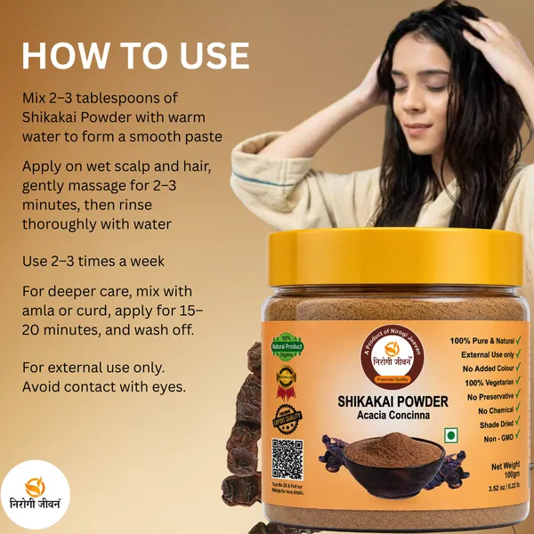 Nirogi_Jeevan™_Shikakai_Powder_-_Acacia_concinna_|_All_Pure,_Natural_&_Organic_Grade_|_Hair_Conditioning,_Shine,_Care_&_Growth_|_100X2_(200_grams)_|_Pack_of_02