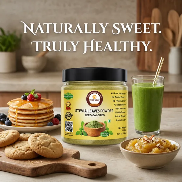 Nirogi_Jeevan™_Stevia_Leaves_Powder_|_All_Pure,_Natural_&_Organic_Grade_|_Healthy_Drink_|_Diabetic_Friendly_|_Healthy_Drink_|_Dry_Green_Leaves_Powder_|250_gram_|_Pack_of_01