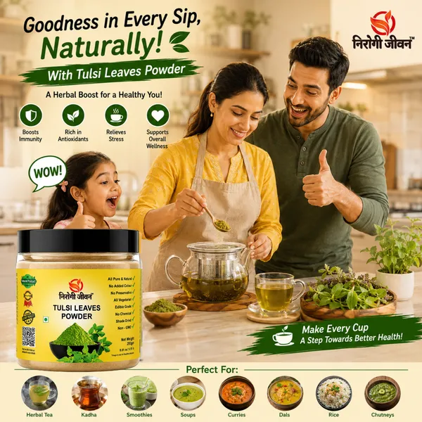 Nirogi_Jeevan™_Tulsi_Leaves_Powder_|_All_Pure,_Natural_&_Organic_Grade_|_Basil_Leaves_|_Cooking,_Skin_&_Hair_Care_|Health_Care_|_250gram_|_Pack_of_01