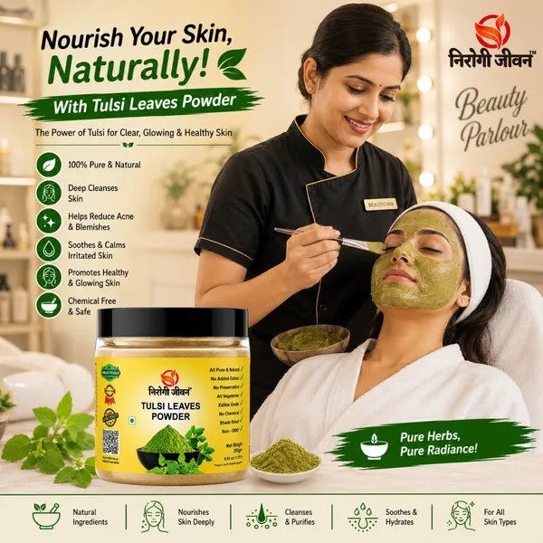 Nirogi_Jeevan™_Tulsi_Leaves_Powder_|_All_Pure,_Natural_&_Organic_Grade_|_Basil_Leaves_|_Cooking,_Skin_&_Hair_Care_|Health_Care_|_250gram_|_Pack_of_01
