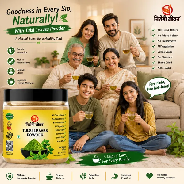 Nirogi_Jeevan™_Tulsi_Leaves_Powder_|_All_Pure,_Natural_&_Organic_Grade_|_Basil_Leaves_|_Cooking,_Skin_&_Hair_Care_|Health_Care_|_250gram_|_Pack_of_01