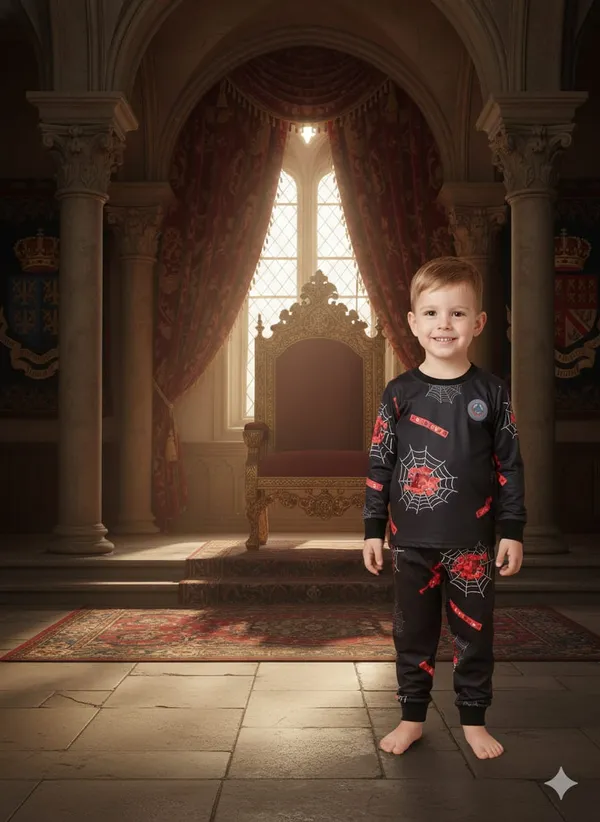 Black_Cotton_T-Shirt_And_Shorts_Set_For_Kids_Boys