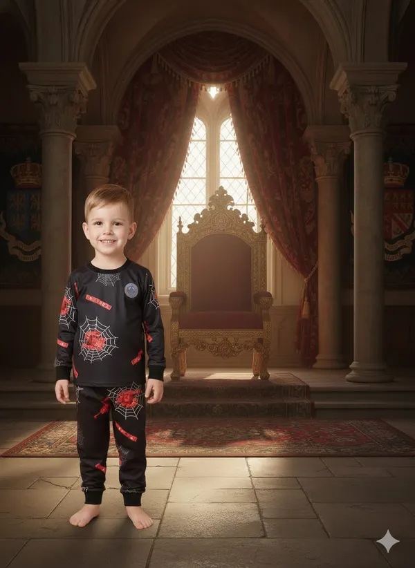 Black_Cotton_T-Shirt_And_Shorts_Set_For_Kids_Boys
