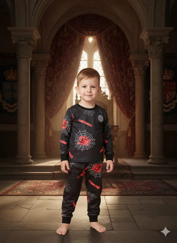 Black_Cotton_T-Shirt_And_Shorts_Set_For_Kids_Boys
