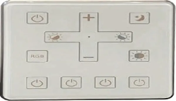 White_Luxury_Switch_(Wireless)_For_Online_Control_Plastic_Pc_Lighting_And_Luminaries_For_Indoor_Purpose