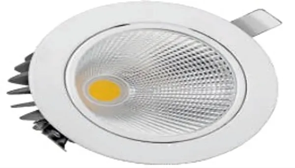 White_24W_Tiltable_Led_Cob_Spot_Aluminium_Lighting_And_Luminaries_For_Indoor_Purpose
