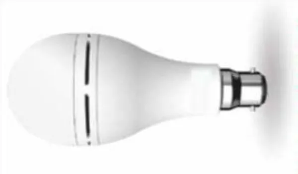 White_15W_Emb_Ac_Or_Dc_Battery_Backup_Led_Bulb_Plastic_Pc_Lighting_And_Luminaries_For_Indoor_Purpose