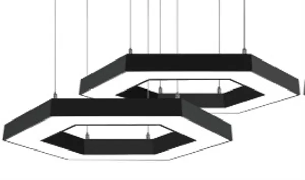 White_And_Black_48W_Linear_Office_Gym_Light_Aluminium_Lighting_And_Luminaries_For_Indoor_Purpose