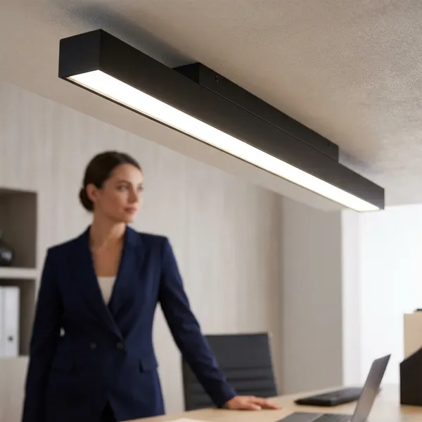 White_And_Black_30W_Led_Magnetic_Aluminium_Lighting_And_Luminaries_For_Indoor_Purpose