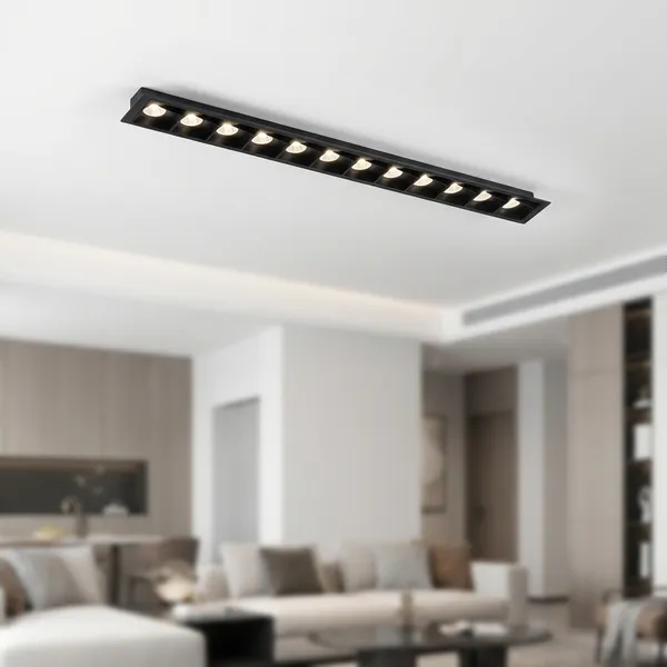 Black_18W_Led_Magnetic_Aluminium_Lighting_And_Luminaries_For_Indoor_Purpose