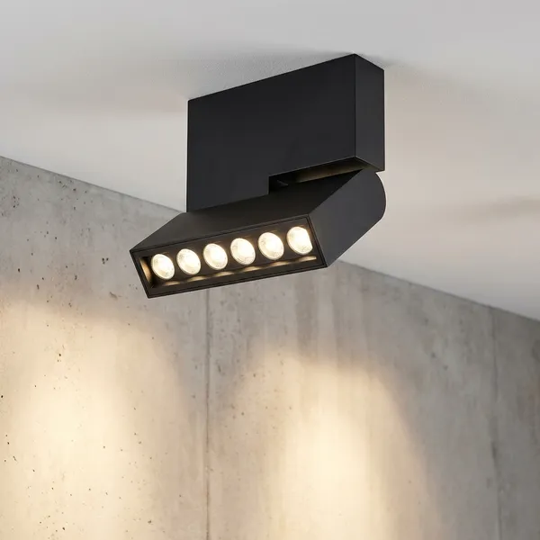 Black_6W_Led_Magnetic_Aluminium_Lighting_And_Luminaries_For_Indoor_Purpose