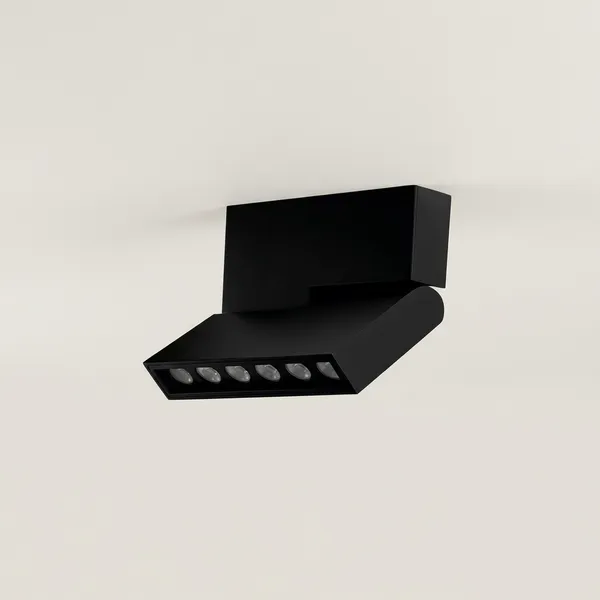 Black_12W_Led_Magnetic_Aluminium_Lighting_And_Luminaries_For_Indoor_Purpose
