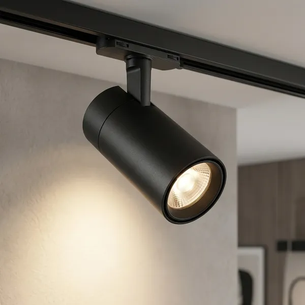 Black_7W_Led_Analog_Dimming__Magnetic_Aluminium_Lighting_And_Luminaries_For_Indoor_Purpose