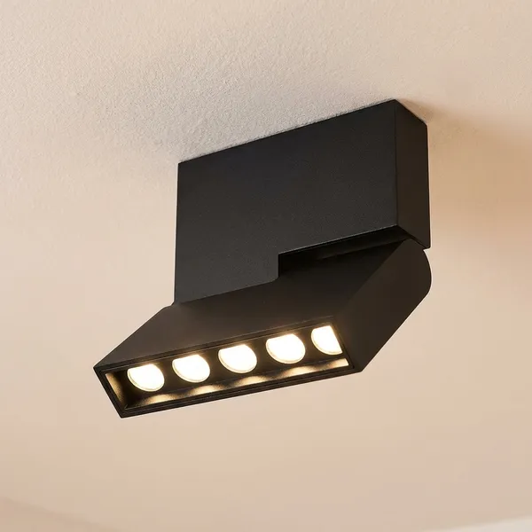 Black_12W_Led_Analog_Dimming__Magnetic_Aluminium_Lighting_And_Luminaries_For_Indoor_Purpose