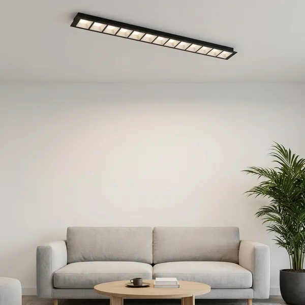 Black_20W_Led_Dali_Control__Magnetic_Aluminium_Lighting_And_Luminaries_For_Indoor_Purpose