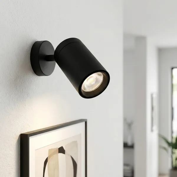 Black_12W_Led_Dali_Control__Magnetic_Aluminium_Lighting_And_Luminaries_For_Indoor_Purpose