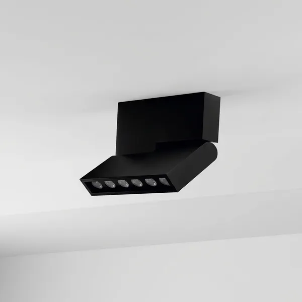 Black_7W_Led_Dali_Control__Magnetic_Aluminium_Lighting_And_Luminaries_For_Indoor_Purpose