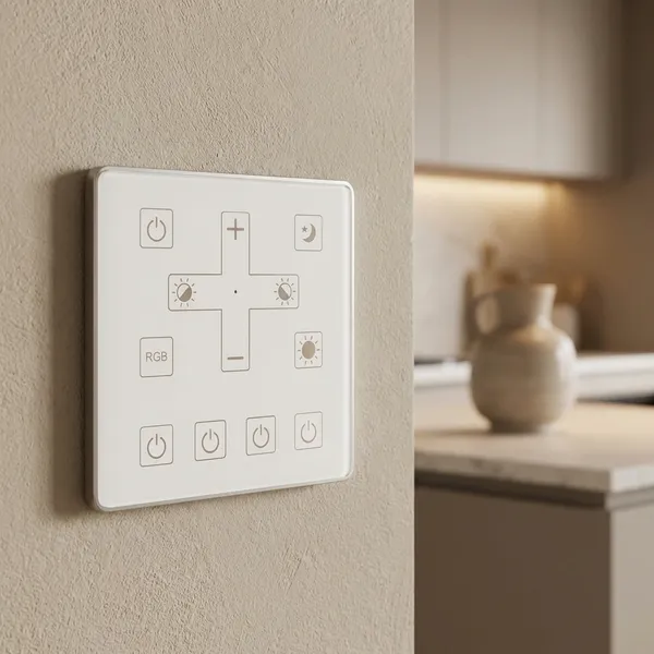 White_Luxury_Switch_(Wireless)_For_Online_Control_Plastic_Pc_Lighting_And_Luminaries_For_Indoor_Purpose